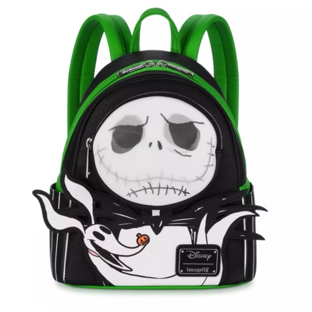 Disney Loungefly Backpack The Nightmare Before Christmas Jack Skellington Zero